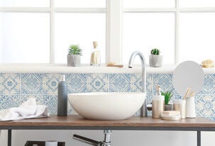 D-C-Fix selvklebende veggplater 30,5 × 30,5 cm, 6-pakning