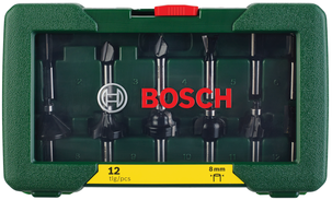 Fräsar Bosch, 12 delar