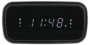 Kelloradio, kaksi herätystä, musta