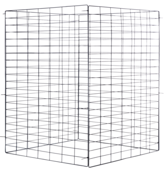 Kompostgitter grått, 4-pakning