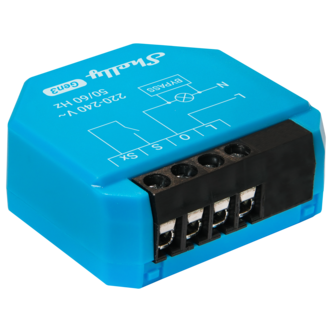 Shelly 1L Gen3 smart wifi-relé uten nulleder