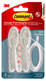 Command kabelhållare, 2-pack