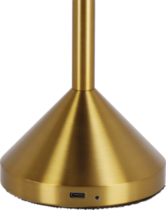 Lova oppladbar bordlampe dimbar messing, Northlight