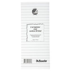 Ostoslistat Esselte, 2 kpl