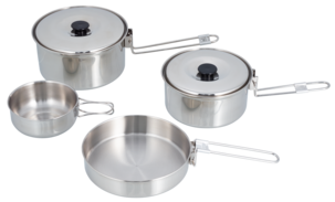 Kokkärlsset rostfritt 6 delar, Asaklitt