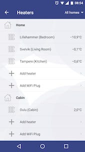 Lämpöpatteri WiFi 600 W 230 V Adax Clea H06KWT