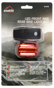 Cykellampor fram och bak LED Asaklitt