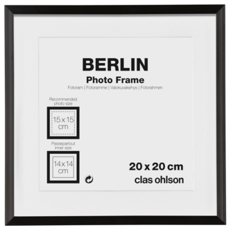 Fotoram Berlin, svart
