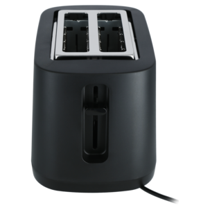 Brødrister 2 skiver digitalt display svart