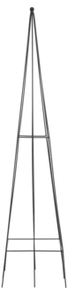 Växtstöd i svart metall, 120 cm