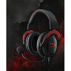 Pelikuulokkeet HyperX Cloud II Red, 7.1 surround-ääni