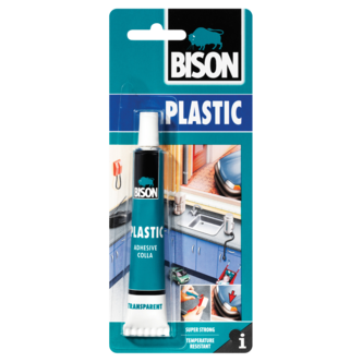 Bison Plastic lim för hårdplast, transparent, 25 ml