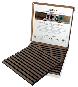 FibroTech Square akustikkpanel til vegg og tak, 2-pakning