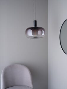 Smokey LED-lampa E27, magnetiskt filament, 30 cm