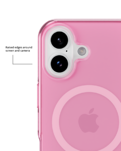 Holdit Transparent Case MagSafe iPhone 17 mobilskal