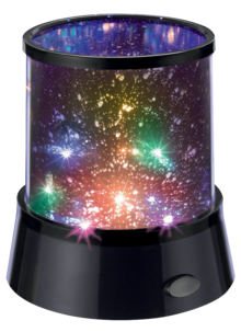 Diskolampe med nattehimmel