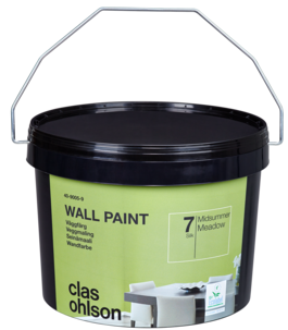 Väggfärg sidenmatt glans 7, volym 3 liter