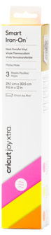 Cricut Smart Iron-On Vinyl Joy Xtra, Glowstick Sampler, 3-pack