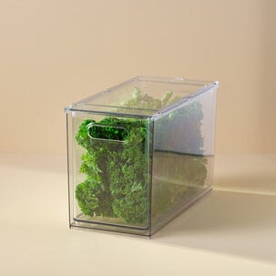 Pinottava säilytyslaatikko jääkaappiin, vetolaatikko, läpinäkyvä