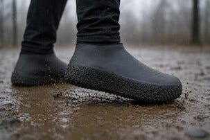 Svarte silikonkalosjer for barn og voksne, unisex