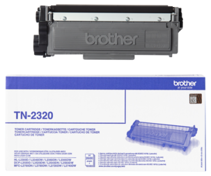 Brother TN-2320 tonerkassett, svart