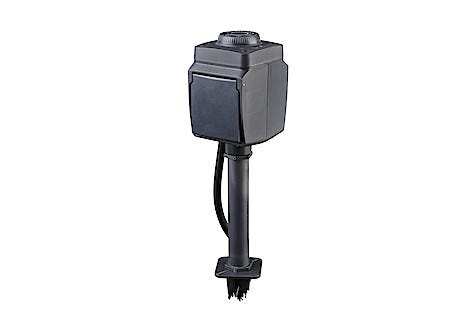 Jatkojohto, jossa hämäräkytkin IP44