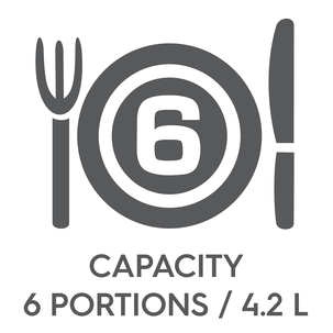 OBH Nordica Airfryer Easy Fry & Grill Classic 2in1, 4,2 liter