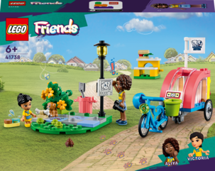 LEGO Friends redningssykkel for hunder 41738, fra 6 år