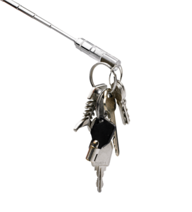 Teleskopisk magnet med lysdiod