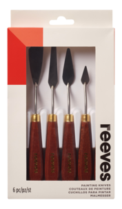 Målar- och palettknivar Reeves 6-pack