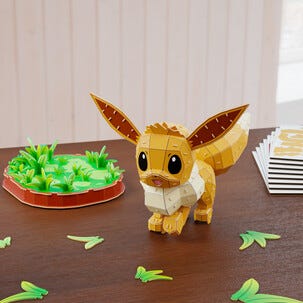4D Build Pokémon Eevee 3D-puslespill, fra 12 år