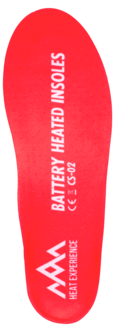 Värmesulor med batteri, dam och herr, 35-46, HeatX