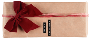 Rosetter till julgranen, röda 4-pack