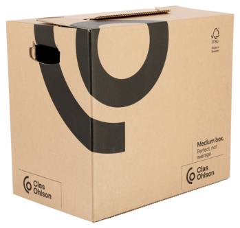 Muuttolaatikko kahvoilla, M-koko 51 x 30,5 x 44,5 cm, 5 kpl