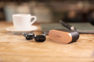 Sony WF-1000XM3 in-ear hodetelefoner med støyreduksjon