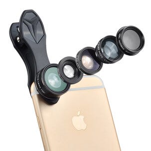 Linser til mobilkamera, 5-i-1