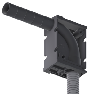 ElektroSkutt blokkformet rørbend 90 grader, 16 mm