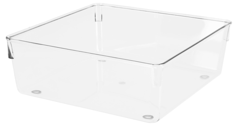 Skuffeinnsats transparent høyde 7,3 cm