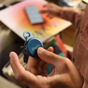 Chipolo Loop sporingsbrikke med hempe, 4-pakning