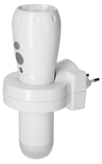 Oppladbar lommelykt med nattlys