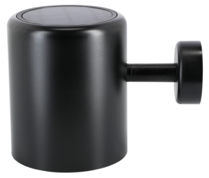 Seinävalaisin aurinkokenno, musta