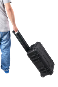 Pyörällinen laukku, vesi- ja pölytiivis, IP65