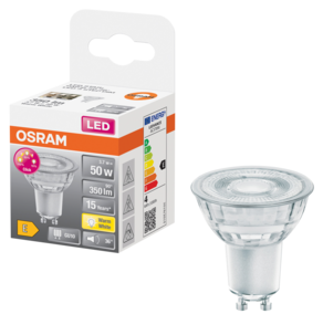 Osram, LED-pære GU10 med dimmer i 3 trinn