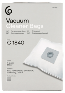 Pölypussi C1840, 4 kpl