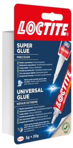 Loctite Duo Pack, superlim 5 g och universallim 20 g