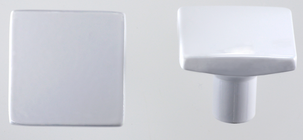 Kvadratisk knott, hvit