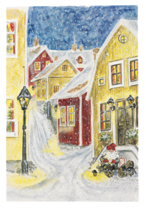 Julkort lyx