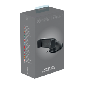 Celly Mount Dash, mobilholder med klemfeste og sugekopp