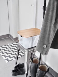 Bambulock till förvaringskorg Basket