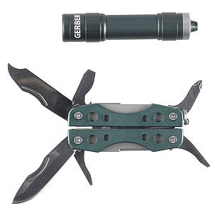 Multiverktyg + Ficklampa Gerber